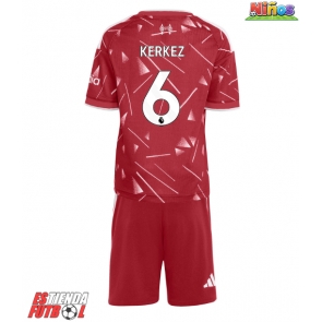 Liverpool Milos Kerkez #6 Primera Equipación Niños 2026-27 Manga Corta (+ Pantalones cortos)